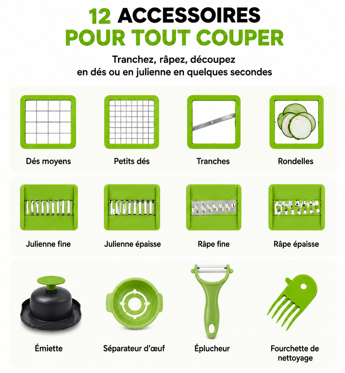 Coupe-Légume 12 en 1